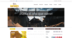 Desktop Screenshot of feriasanisidrocastalla.com